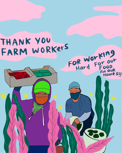 Farmworker Awareness Poster Art Pop-Up!