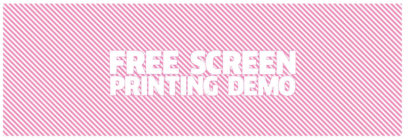 Free Screen Printing Demos at HSAC