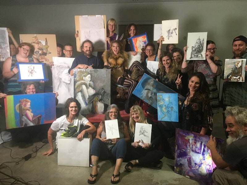 Figure Drawing and Painting Group with Stanley Mouse