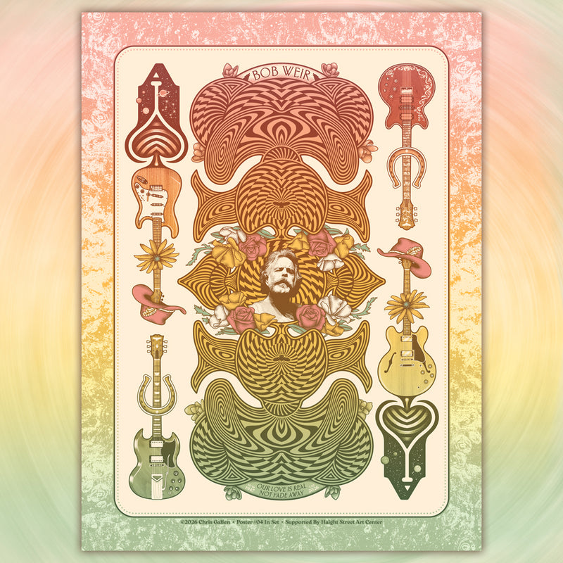 Bob Weir Poster Set, Limited Edition Series – Haight Street Art Center