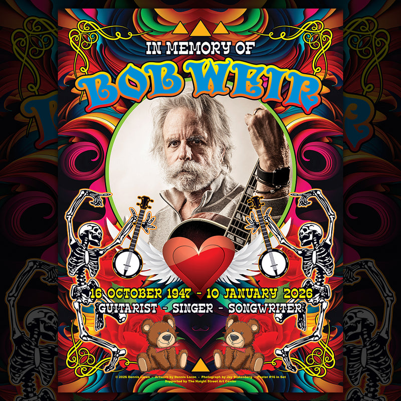 Bob Weir Poster Set, Limited Edition Series – Haight Street Art Center