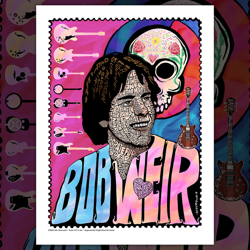 Bob Weir Poster Set, Limited Edition Series – Haight Street Art Center