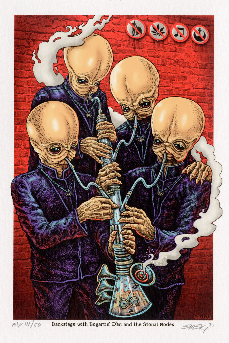 Backstage at the Cantina from Emek's Stoned Wars Series