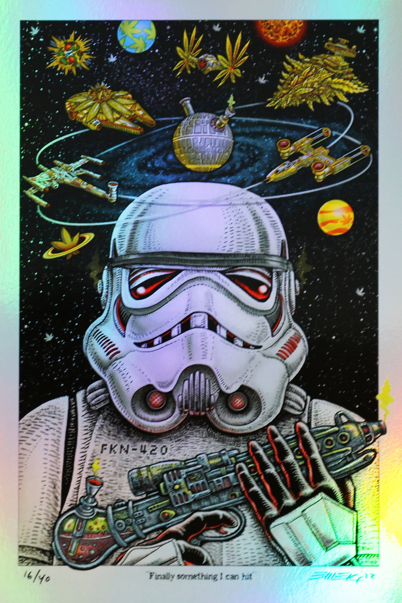 Foil Version FKN-420 from Emek’s Stoned Wars Series