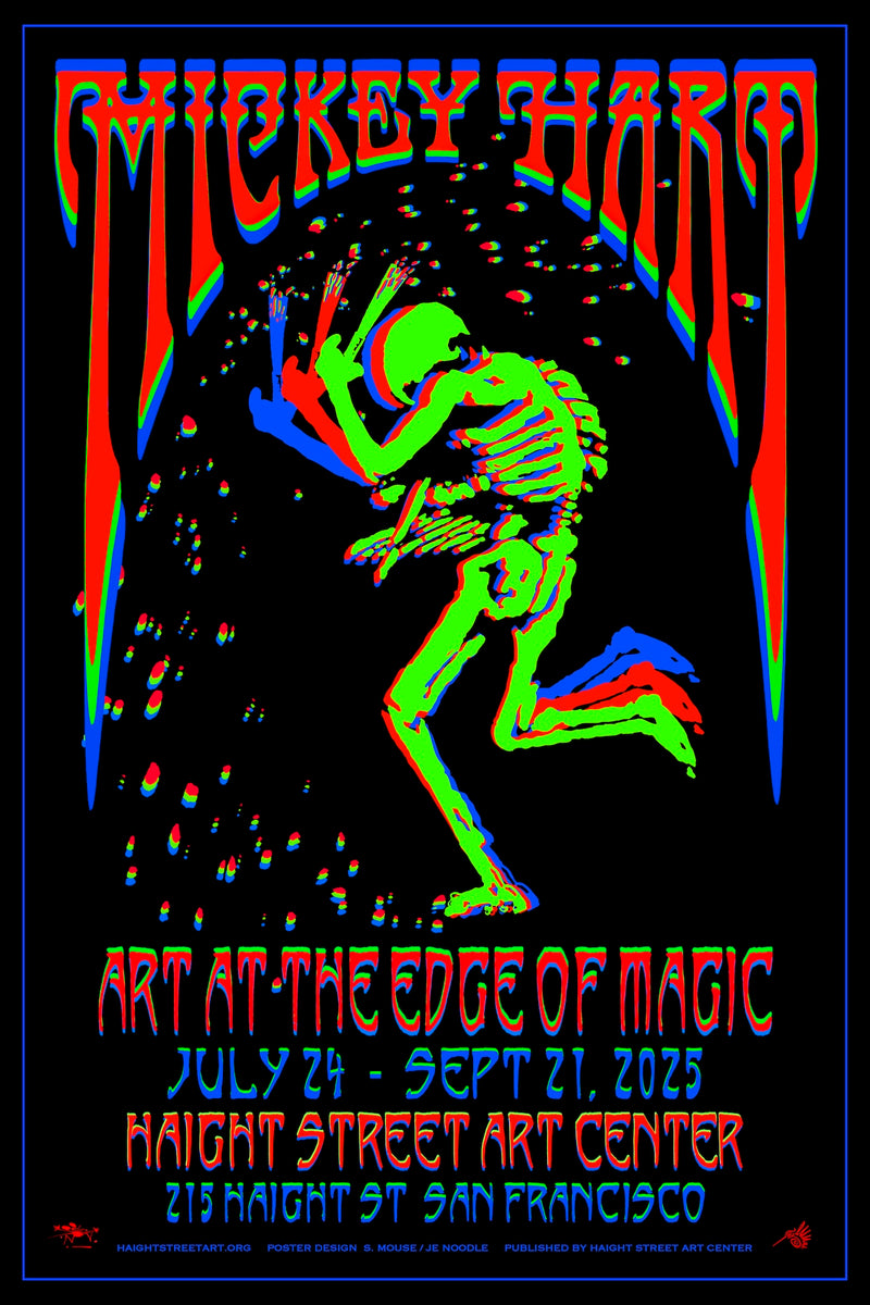 Mickey Hart, Art at the Edge of Magic - Official Show poster