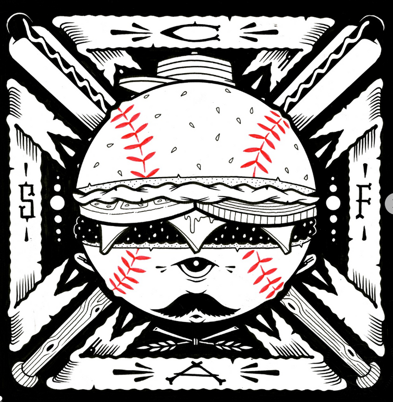 Burgers vs. Dogs Print 5, Jeremy Fish