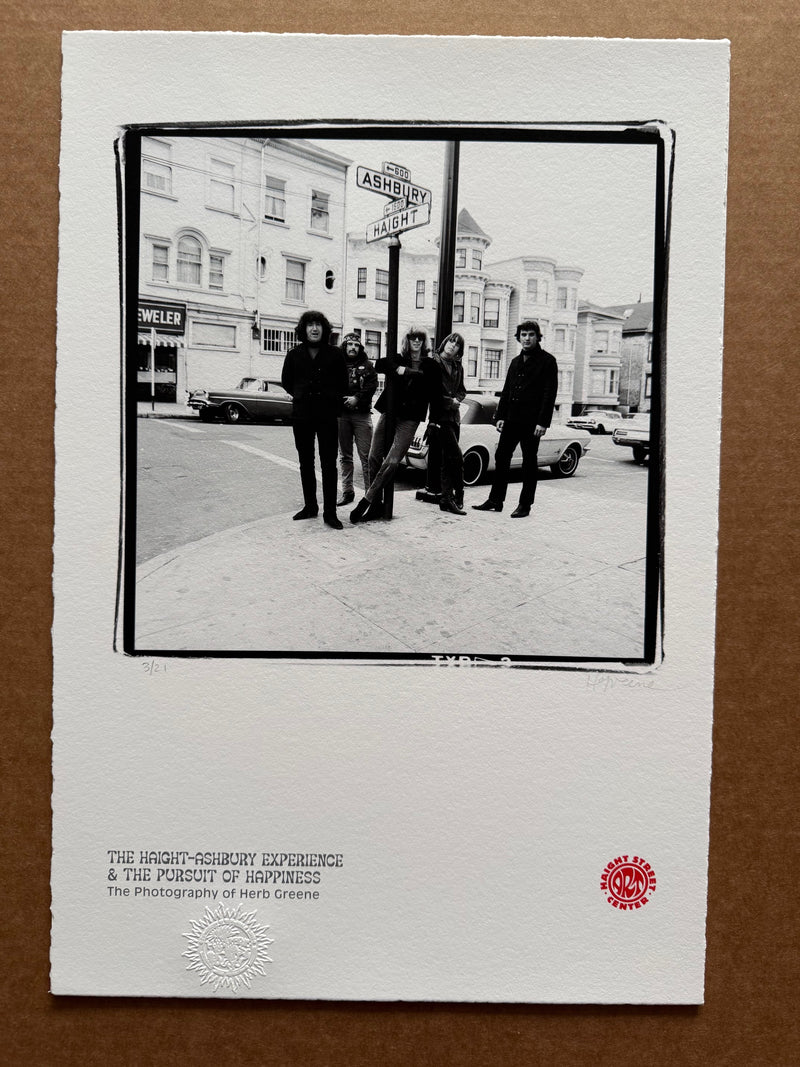 Dead On Haight, Deckle Edge Fine Art Paper Print, Commemorative Show Poster