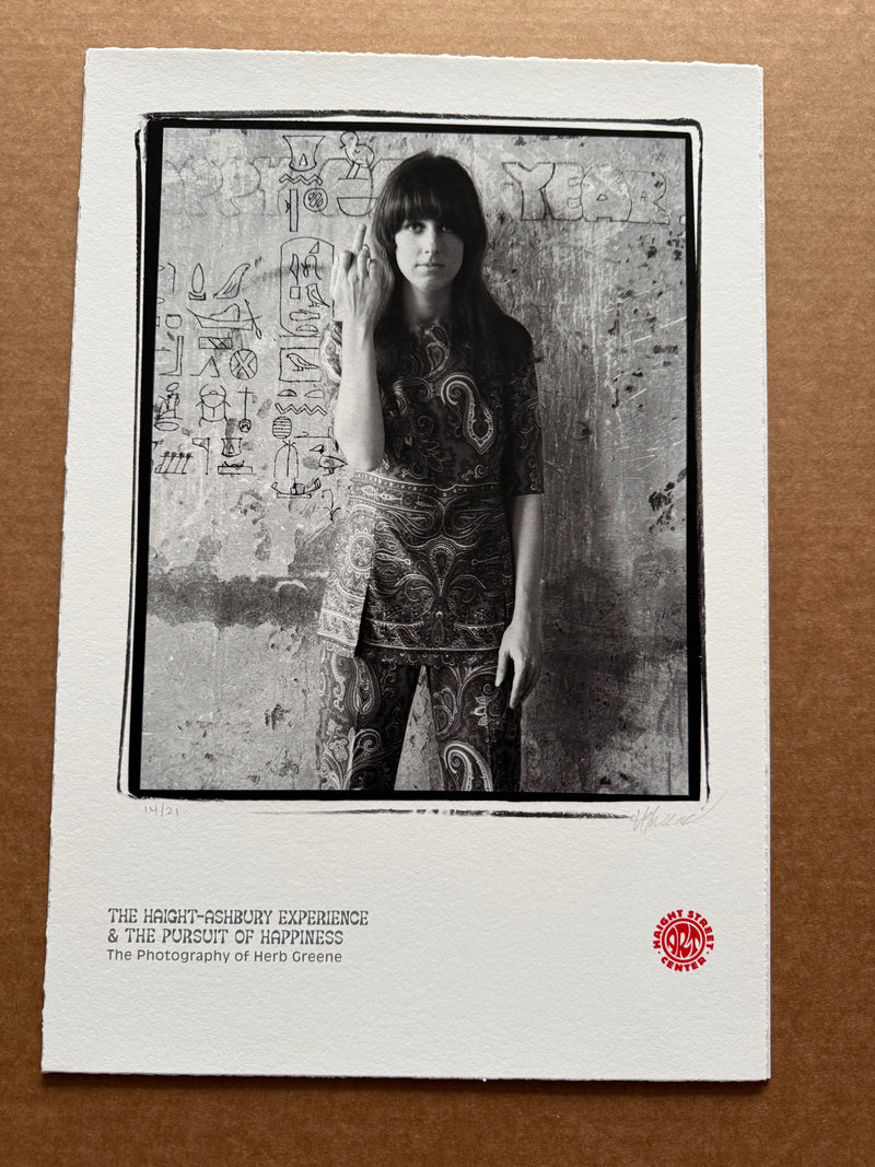 Grace Flippin, Deckle Edge Fine Art Paper, Herb Greene Commemorative Show Print