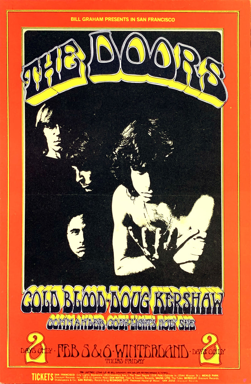1970-02-05 The Doors Postcard (BG 219)