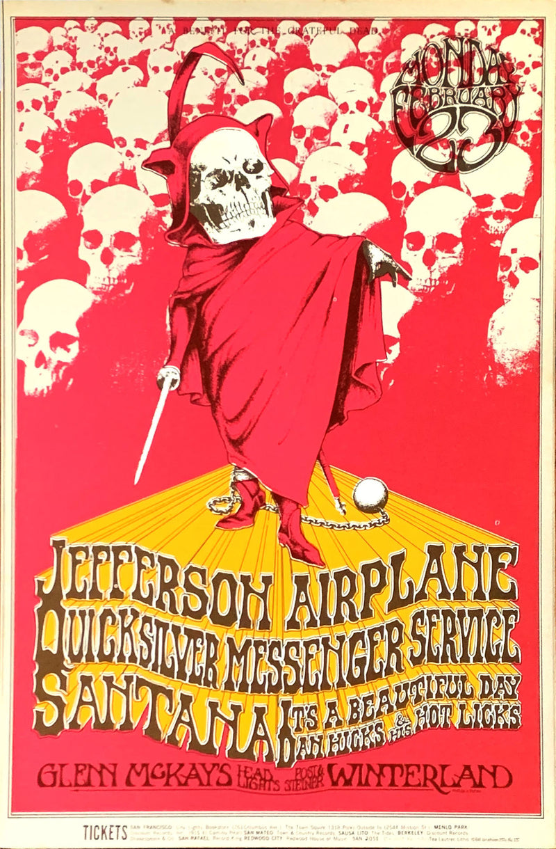 1970-02-23 Jefferson Airplane Color Postcard (BG 222)