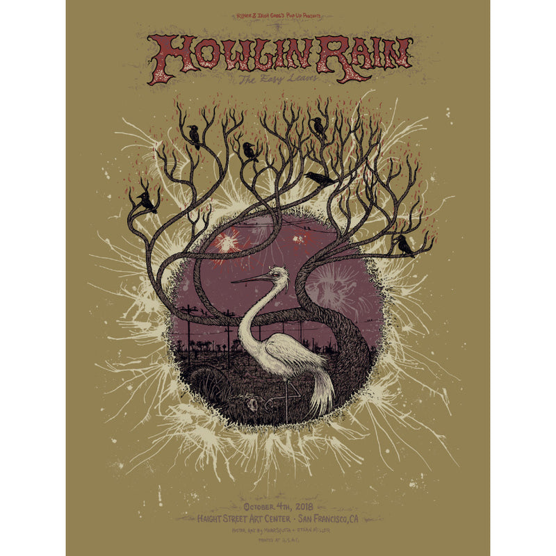 2018-10-04 Howlin Rain Show Poster