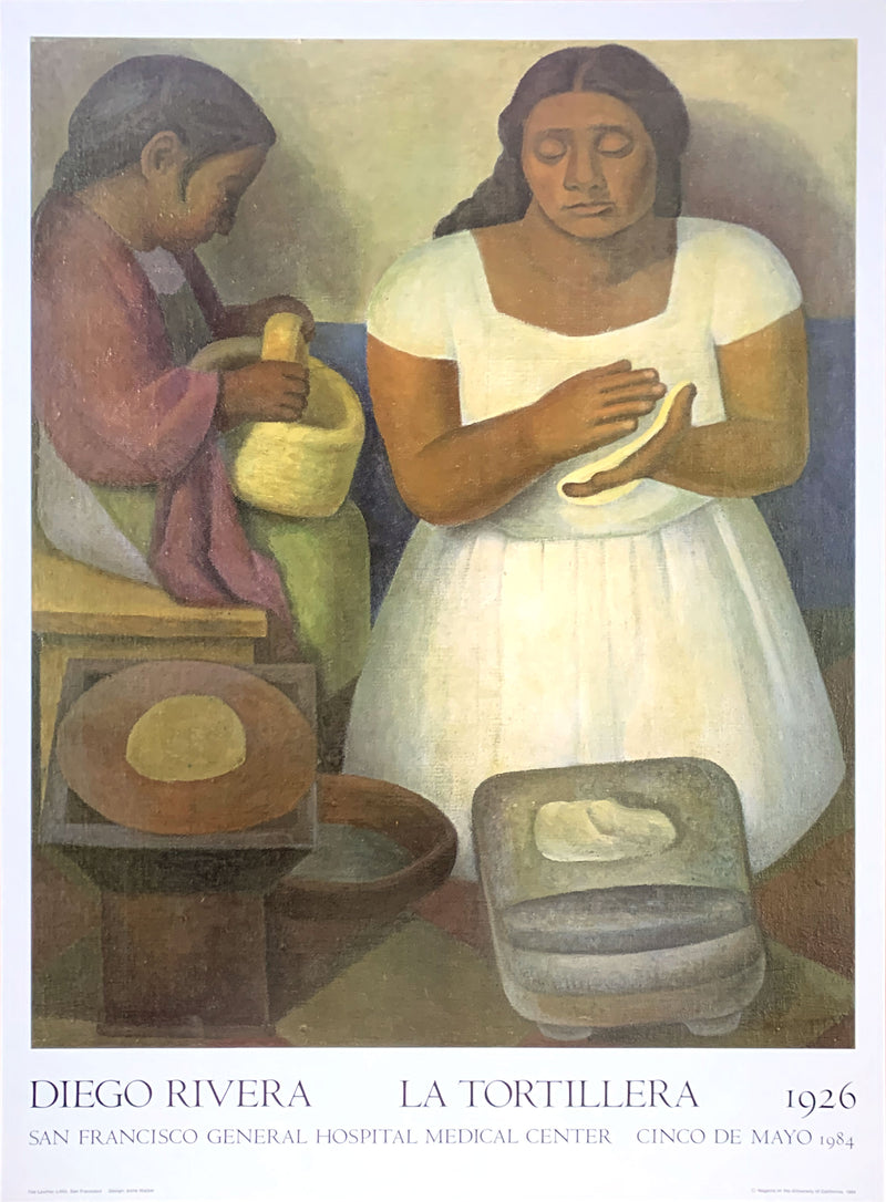La Tortillera by Diego Rivera