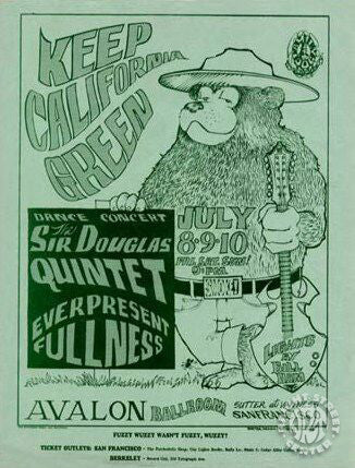 1966-07-08 Sir Douglas Quintet Handbill