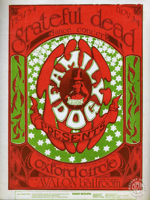 1966-08-19 Grateful Dead Handbill – Haight Street Art Center