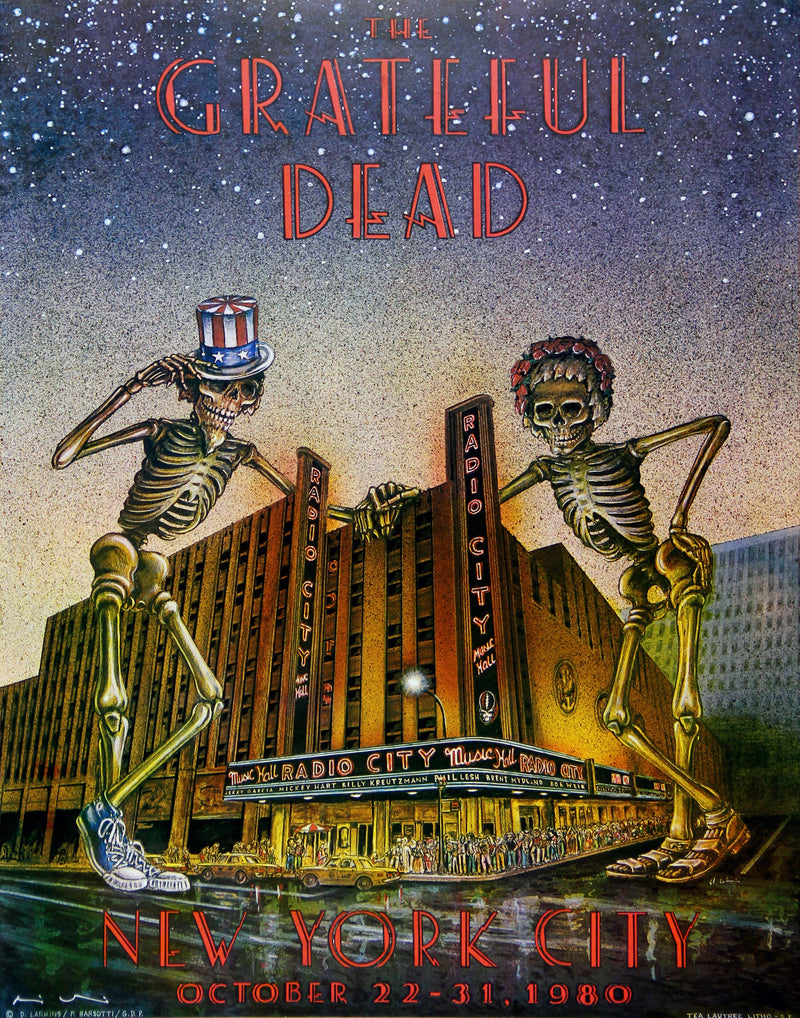 1980-10-22 Grateful Dead Radio City Music Hall