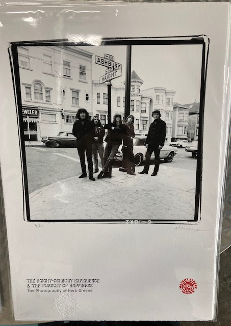 Dead On Haight, Deckle Edge Fine Art Paper Print, Commemorative Show Poster