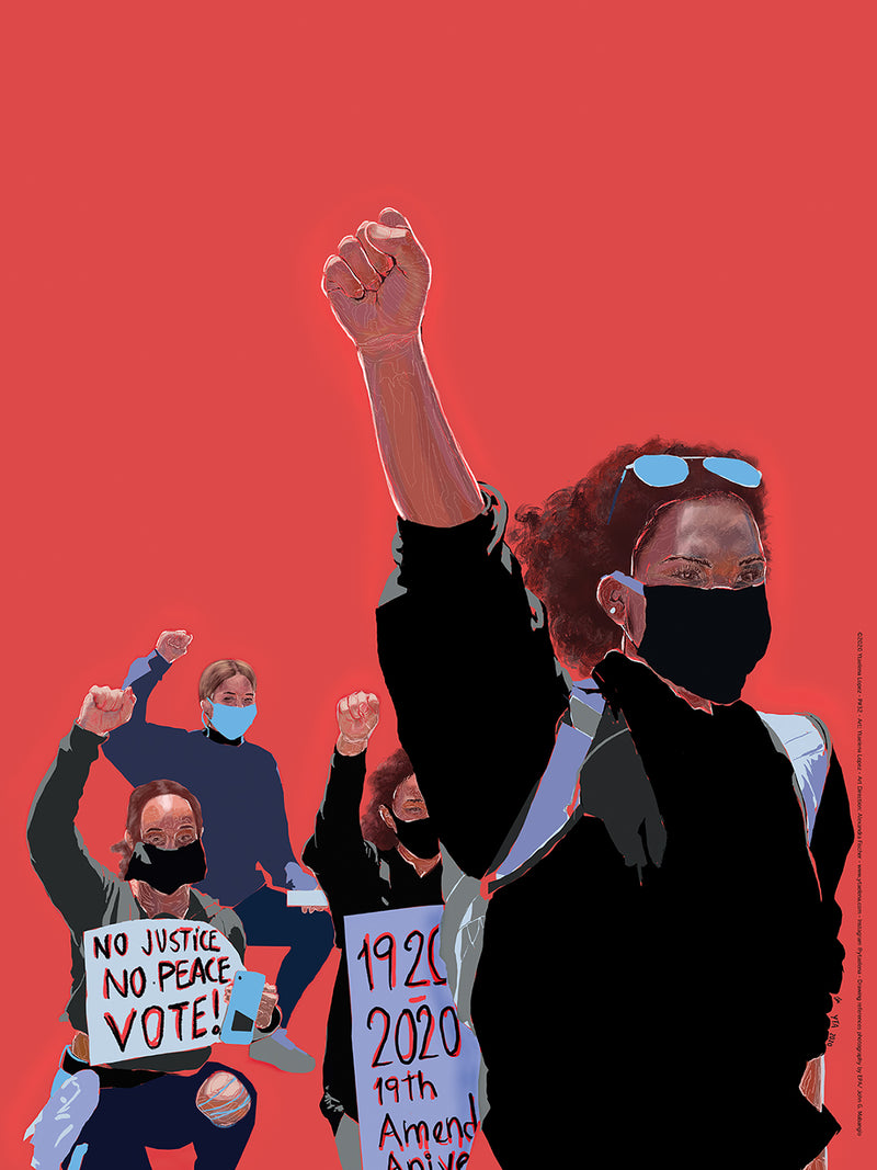 19th Amendment Poster by Ytaelena Lopez