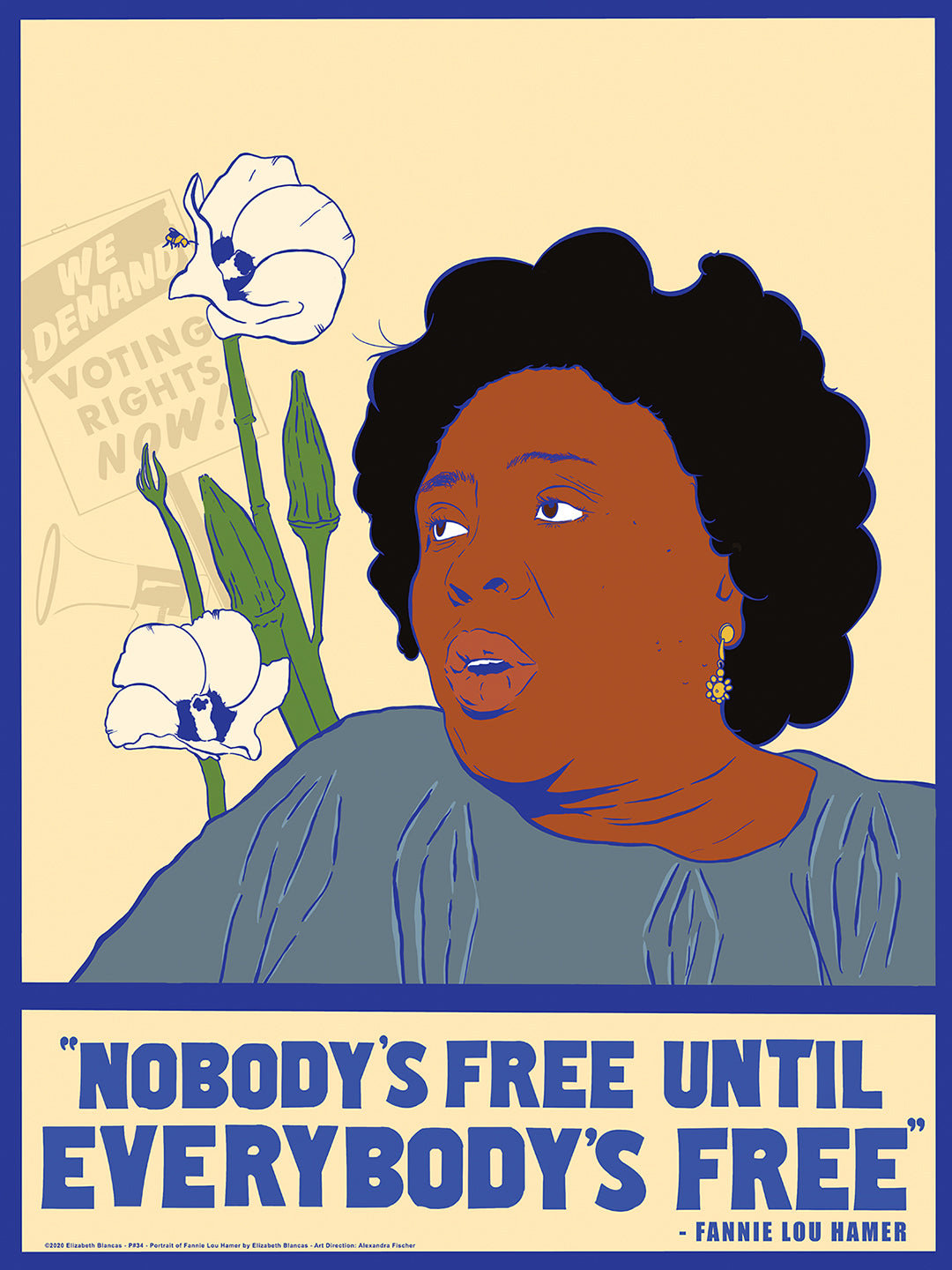 19th Amendment Icon 19th Amendment Poster by Elizabeth Blancas – Haight Street Art Center