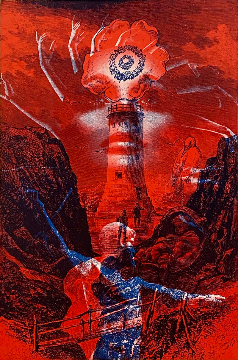 Collage #15 BG-243 & BG-196 (red, white, blue)