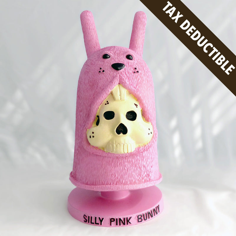Silly Pink Bunny Bobblehead
