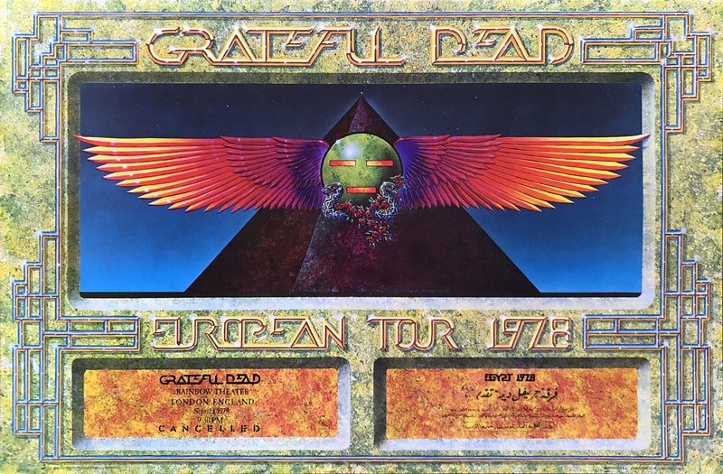 1978 Grateful Dead Egypt and Cancelled European Tour