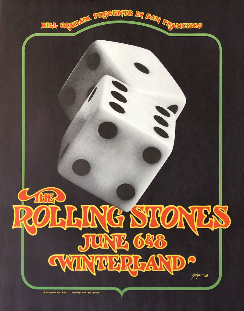 1972-06-06 Rolling Stones Winterland (BG 289) 2nd Printing