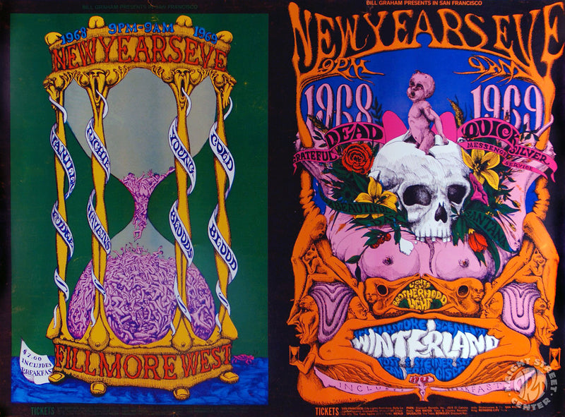 1968-12-31 Grateful Dead Postcard